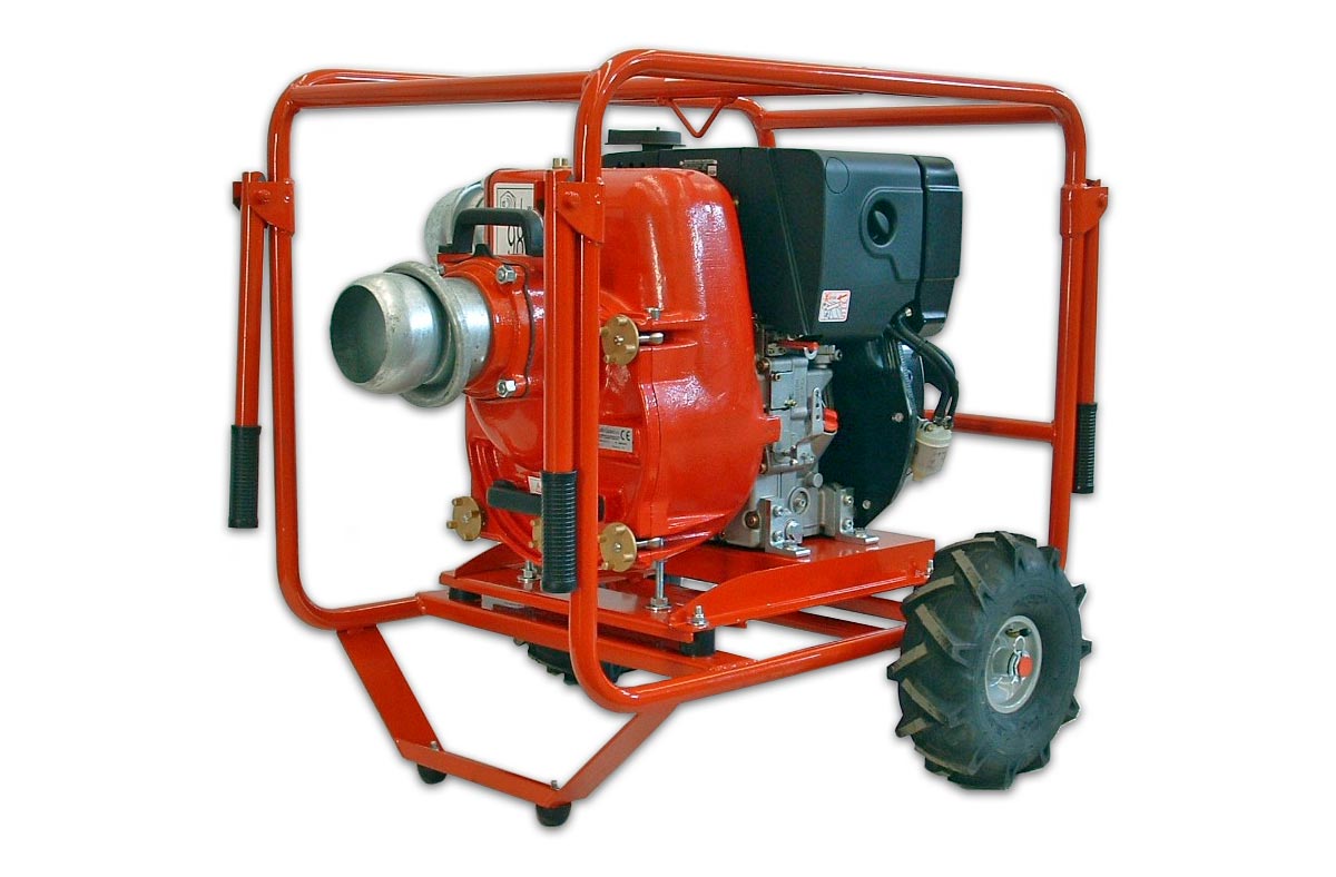 Dieselmotor-Abgasmotorpumpe für Abwasser
